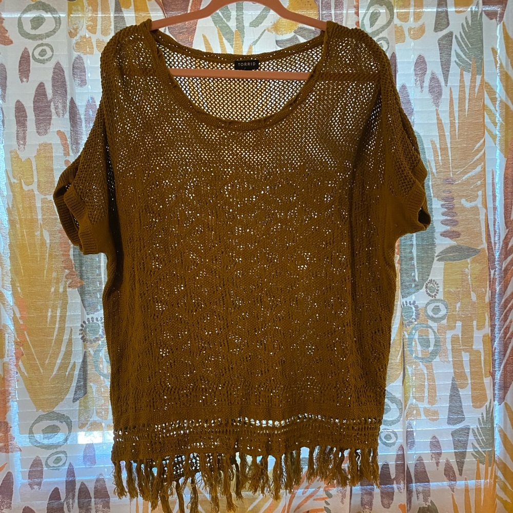 Crochet top from Torrid.